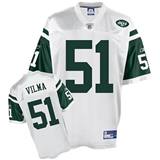 Picture of New York Jets #51 Jonathan Vilma White NFL Jersey
